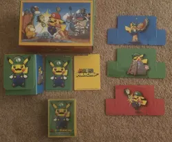 Mario Pikachu TCG Japanese Pokemon Center LUIGI Box/Supplies ONLY NO CARDS - Image 1