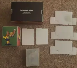 Mario Pikachu TCG Japanese Pokemon Center LUIGI Box/Supplies ONLY NO CARDS - Image 2