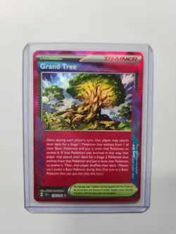 Grand Tree 136/142 Full Art NM/M Stellar Crown Pokemon Card + Top Loader - Image 1