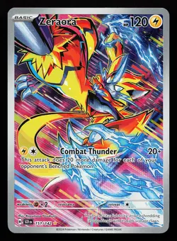 Zeraora 151/142 Illustration Rare Stellar Crown Pokemon Card - Image 1