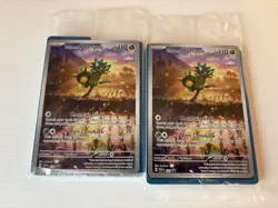 Pokemon Card Teal Mask Ogerpon SVP123 Black Star Promo sealed - 2x sealed cards - Image 1