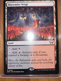 MTG Duskmourn Blazemire Verge - Image 1