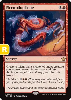 MTG Electroduplicate Foundations Rare Sorcery NM - Image 2