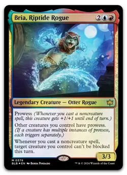Bria, Riptide Rogue #379 (Foil) (NM) Bloomburrow BLB Magic MTG - Image 1