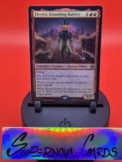 Electro, Assaulting Battery (FOIL) Marvel Spider-Man - Magic (MTG) - Image 1
