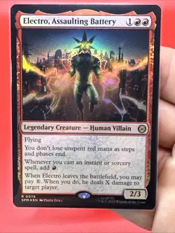 Electro, Assaulting Battery (FOIL) Marvel Spider-Man - Magic (MTG) - Image 2