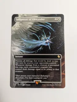 Judgment of Alexander (Borderless) NEAR MINT NON FOIL #0455 Final Fantasy MtG - Image 1