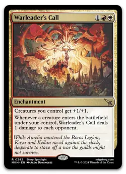 Warleader's Call #242 (LP) Murders Karlov Manor MKM Magic MTG - Image 1