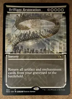 Brilliant Restoration (Showcase) Kamigawa: Neon Dynasty - NM MTG - Image 1