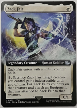 MTG Final Fantasy Zack Fair (Extended Art) Non-foil U 435 - Image 1