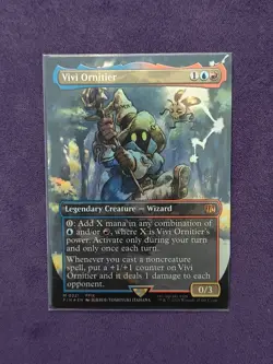 MTG Magic: The Gathering Final Fantasy Vivi Ornitier (Borderless) Foil 0321 FIN - Image 1