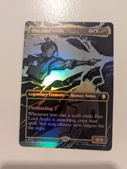 MTG, Fire Lord Azula FOIL (0313) (Borderless) Avatar: The Last Airbender Foil - Image 1