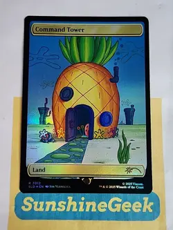 Command Tower (7012) (Rainbow Foil) Spongebob Secret Lair Drop Foil - Image 1