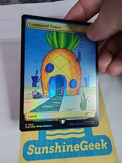 Command Tower (7012) (Rainbow Foil) Spongebob Secret Lair Drop Foil - Image 2