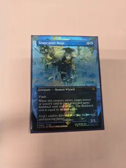 Snapcaster Mage (Borderless) (Chocobo Track Foil) Commander: Final Fantasy Foil - Image 1