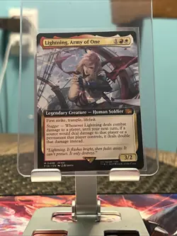 MTG Final Fantasy English Lightning, Army of One Extended Art 0498 Non-Foil - Image 1