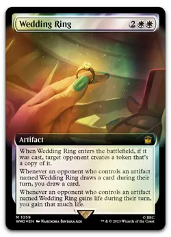 Wedding Ring (Extended Art) (Surge Foil) #1059 (NM) Doctor Who WHO Magic MTG - Image 1