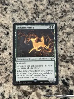 MTG Enduring Vitality #176 - Duskmourn DSK Near Mint Magic the Gathering - Image 1