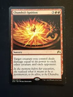 Chandra's Ignition 137 - R - Magic Origins - Normal - MTG - LP - Image 1