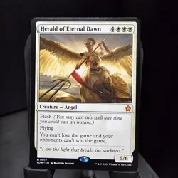 MTG Foundations M Herald of Eternal Dawn #0017 NM Regular - Image 1