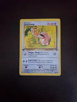 1999 Pokemon Lickitung Jungle 1st Edition 38/64 - Excellent - Image 1