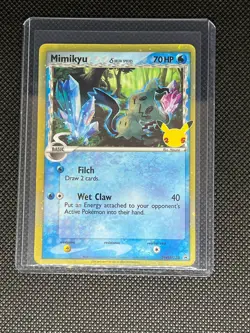 Mimikyu SWSH136 Pokemon Celebrations 25th Anniversary Black Star Promo NM - Image 1