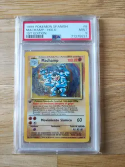 Machamp Pokemon Base Set Holo 1. Edition Spanish - Image 1