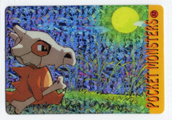 Cubone #32 - Pocket Monsters - Vintage Vending prism Sticker! * Pokemon - Image 1