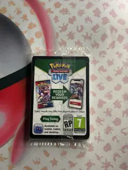 SEALED Pokemon Fusion Strike Prerelease Latias Black Star Promo Pack SWSH171 - Image 2