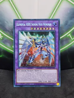 Yugioh Elemental HERO Shining Neos Wingman MP24-EN062 Prismatic Secret Rare NM - Image 1