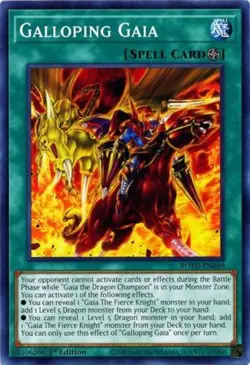 Galloping Gaia - ROTD-EN049 - Common - 1st Edition x1 - Lightly Played - Image 1