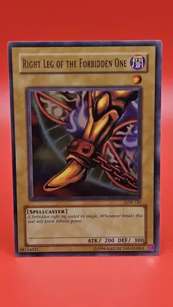 Right Leg of the Forbidden One LOB-120 Foil/Holo UR Yu-Gi-Oh - Image 1