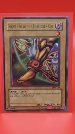 Right Leg of the Forbidden One LOB-120 Foil/Holo UR Yu-Gi-Oh - Image 3