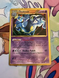 Dusknoir 104/101 Plasma Blast Shiny Pokemon TCG Card - Image 1