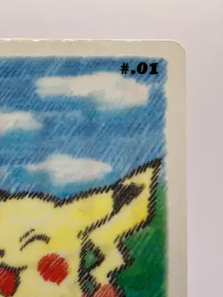 Pokemon Card Pikachu Togepi Bandai Sealdass Stitch Touch #01 1998 Japanese EX - Image 5