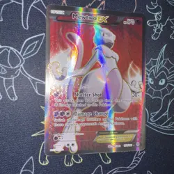 Pokemon Mewtwo-EX TCG Full Art Ultra Rare Holo Card Breakthrough 158/162 NM - Image 5