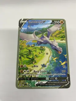 Aerodactyl V Gold Metal Pokemon Card-Collectible Gift Display！ Christmas NICE - Image 2