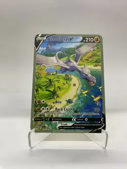 Aerodactyl V Gold Metal Pokemon Card-Collectible Gift Display！ Christmas NICE - Image 5