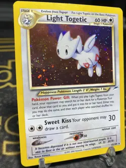 Pokemon TCG Light Togetic Neo Destiny Holo Card 15/105 Unlimited Rare - Image 2