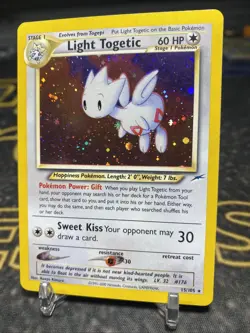 Pokemon TCG Light Togetic Neo Destiny Holo Card 15/105 Unlimited Rare - Image 5