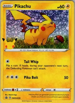 Pikachu - (General Mills) Promo Miscellaneous Cards & Products SWSH039 LP - Image 1