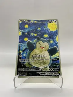 Snorlax Van Gogh Gold Metal Pokemon Card-Collectible Gift Display！NICE - Image 4