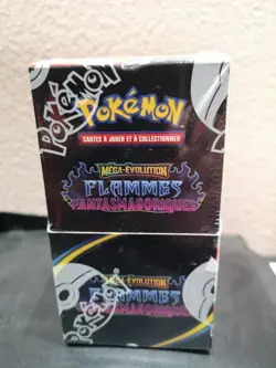 Booster cartes Pokemon Mega Evolution Flammes Fanstamagoriques neuf demi display - Image 3