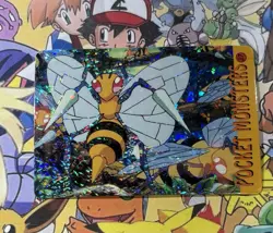 Pokemon Vintage Pocket Monsters Vending HOLO Prism Sticker 1999 Bandai Nintendo - Image 3