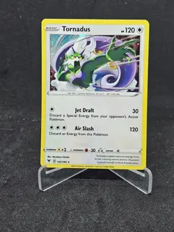 Pokemon Card Tornadus 142/185 Sword & Shield-Vivid Voltage Holo Rare - Image 1