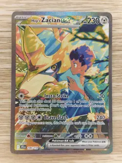 Pokemon 2024 Hop's Zacian ex Special Illustration Rare Journey Together 186/159 - Image 1