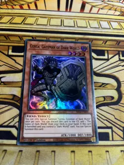 Yugioh Genta, Torhuter der Finsteren Welt SR13-EN002 Super Rare - Image 1