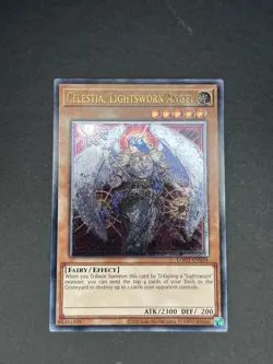 Yu-Gi-Oh! 2024 Celestia, Lightsworn Angel LODT-EN024 (Reprint) Ultimate Rare NM - Image 1