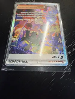 Pokemon TCG Kieran Full Art Sir Twilight Masquerade Card 218/167 MINT Condition - Image 3