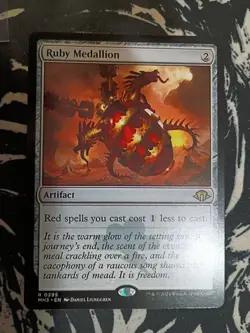 Ruby Medallion Modern Horizons 3 Magic The Gathering MTG Card - Image 1